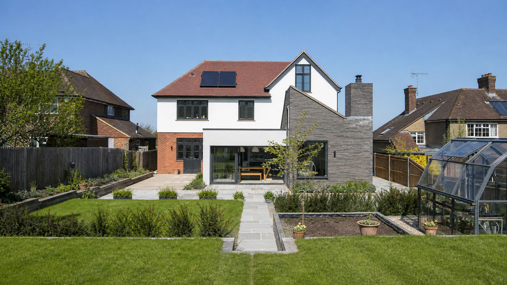 The same Surrey house after renovation and extension by Christie's