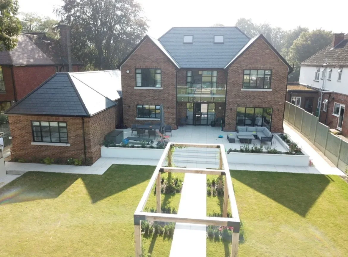 A contemporary new build home completed by Christie's in Guildford, Surrey